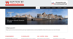 Desktop Screenshot of kapiteinbv.nl