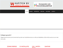 Tablet Screenshot of kapiteinbv.nl